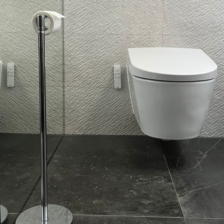 Łazienka z produktami Geberit