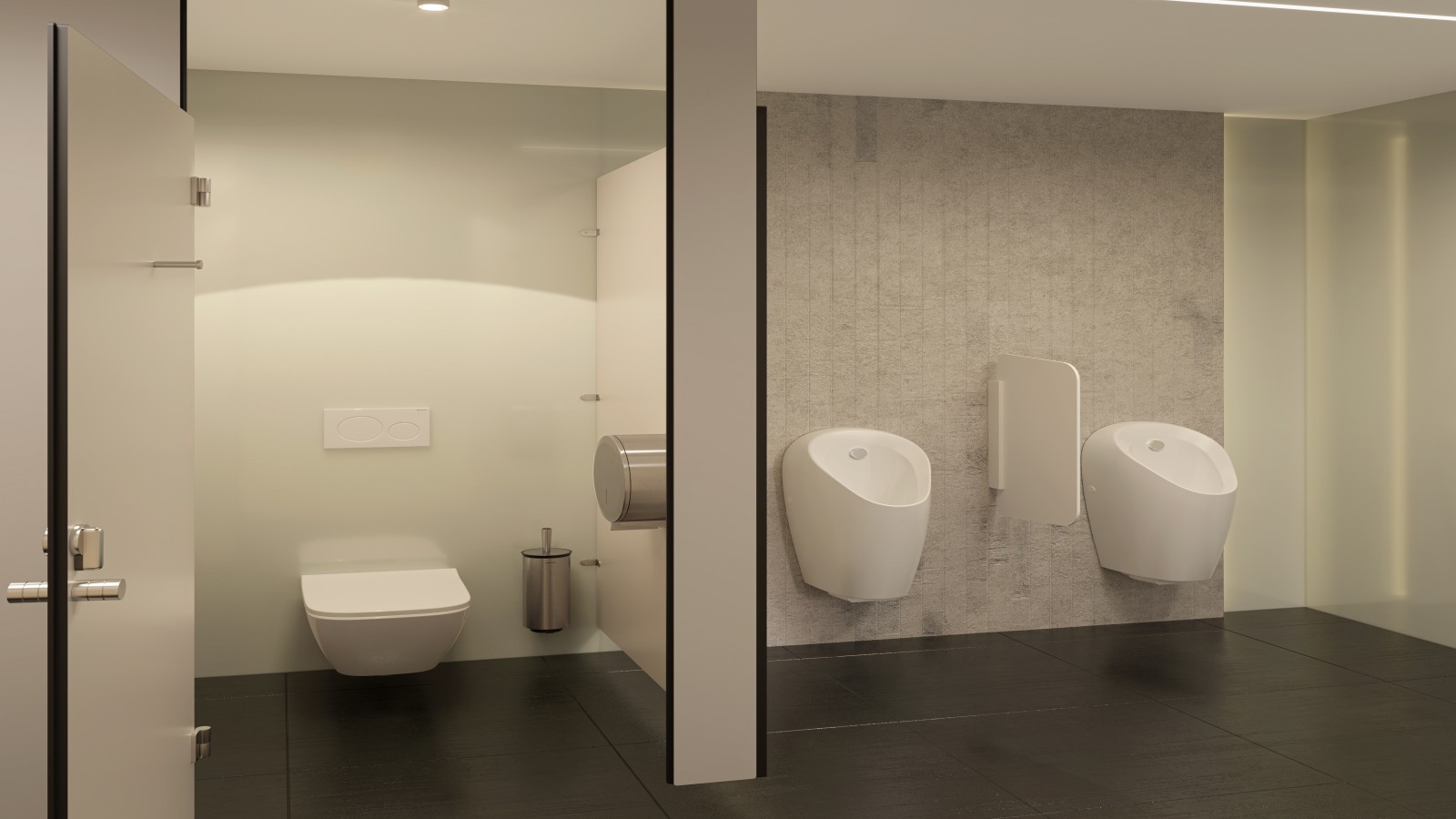 łazienka publiczna z produktami Geberit łazienka publiczna z produktami Geberit