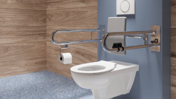 Toaleta Selnova Comfort z poręczami
