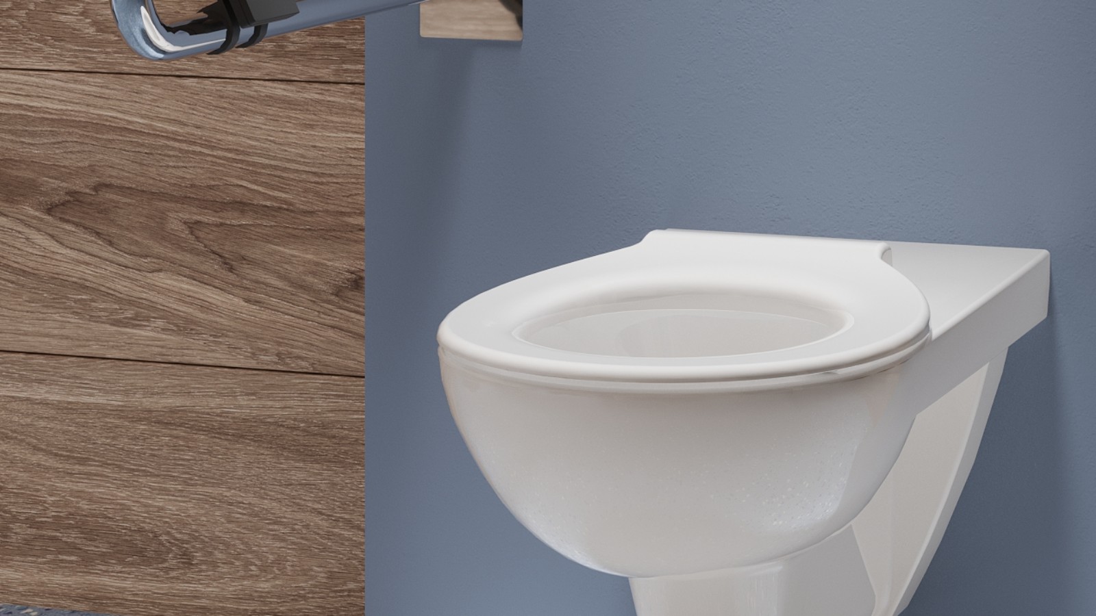 Strefa WC w łazience bez barier