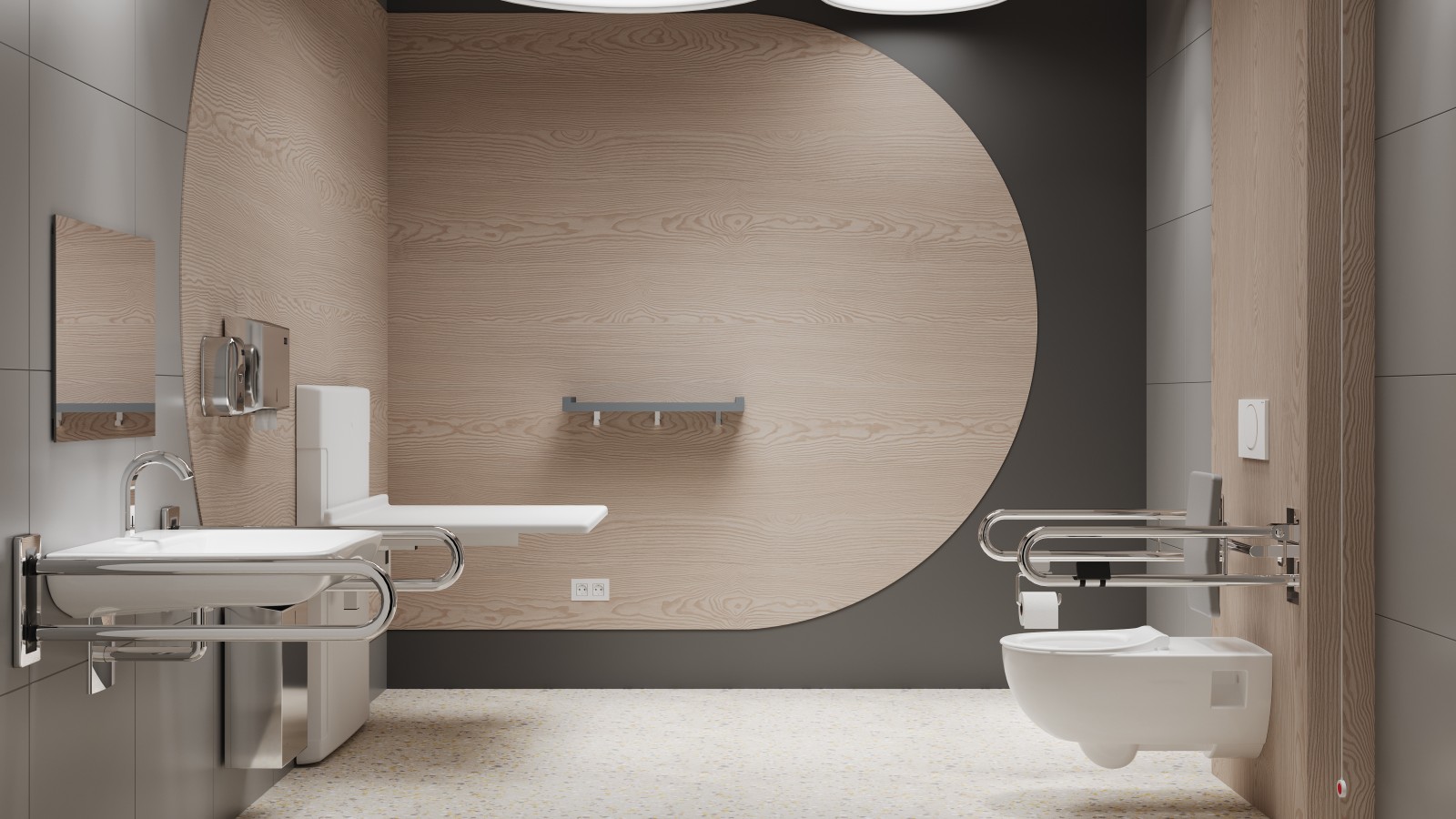 Łazienka z przewijakiem dla dzieci