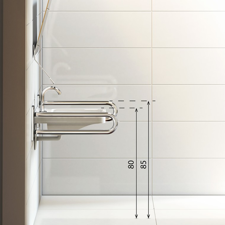 Wysokość umywalki w łazience bez barier Wysokość umywalki w łazience bez barier