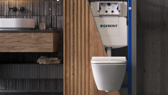 Stelaż podtynkowy w połączeniu z ceramiką Geberit Stelaż podtynkowy w połączeniu z ceramiką Geberit