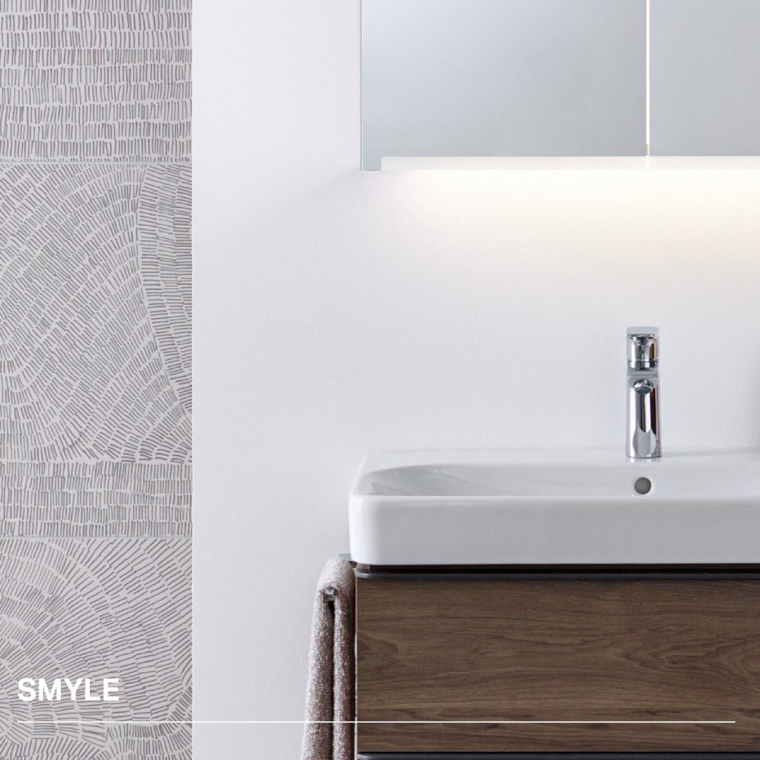 Strefa umywalki. Ceramika Geberit - Smyle Strefa umywalki. Ceramika Geberit - Smyle
