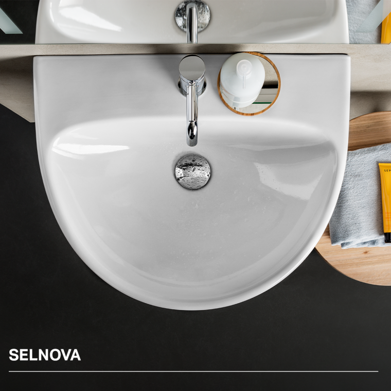 Strefa umywalki. Ceramika Geberit - Selnova Strefa umywalki. Ceramika Geberit - Selnova