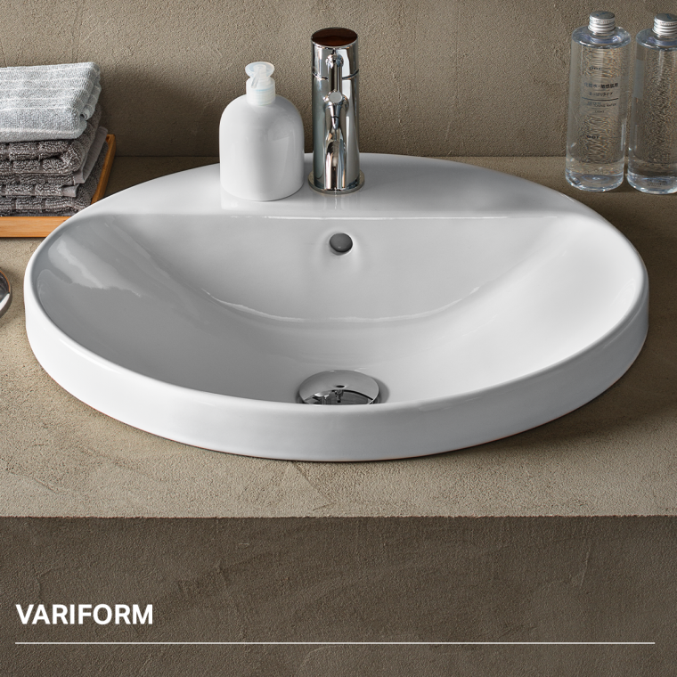 Strefa umywalki. Ceramika Geberit - Variform Strefa umywalki. Ceramika Geberit - Variform