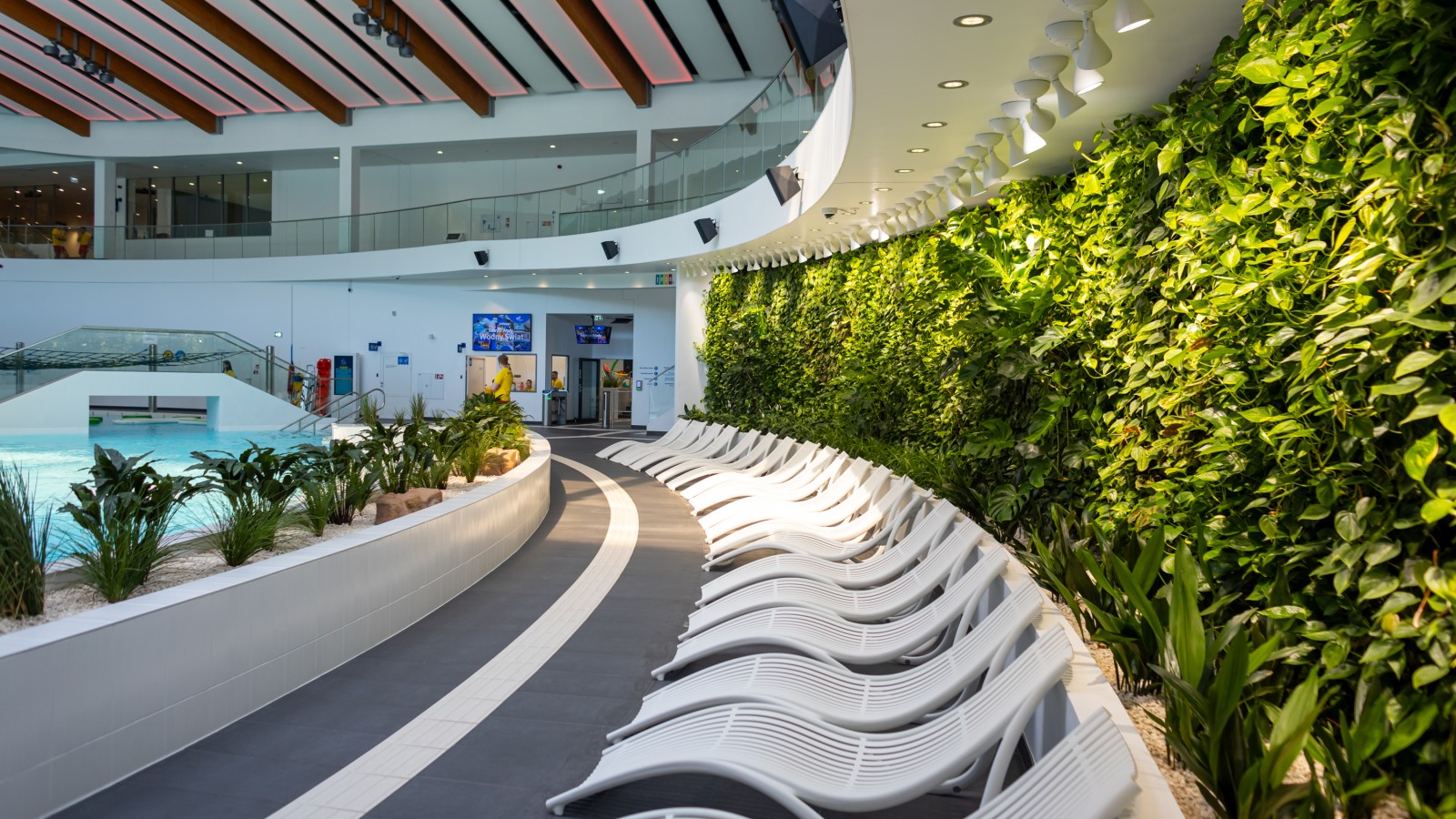 Wnętrze aquaparku Fabryka Wody w Szczecinie