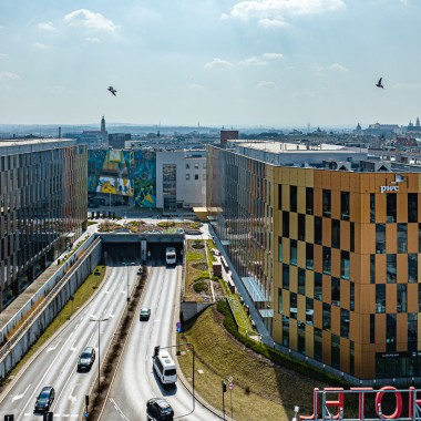 Kompleks biurowy High5ive w Krakowie (© Skanska) Kompleks biurowy High5ive w Krakowie (© Skanska)