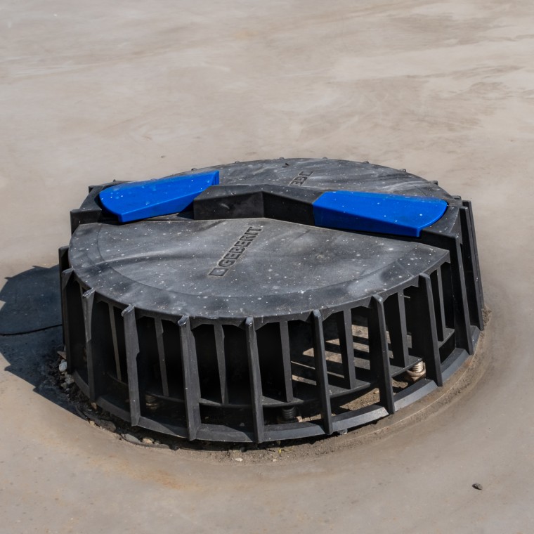 system Pluvia Geberit na dachu biurowca High5ive w Krakowie (© Skanska) system Pluvia Geberit na dachu biurowca High5ive w Krakowie (© Skanska)