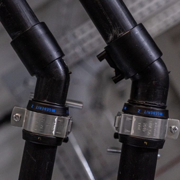 system wodociągowy Geberit w biurowcu system High5ive w Krakowie (© Skanska) system wodociągowy Geberit w biurowcu system High5ive w Krakowie (© Skanska)