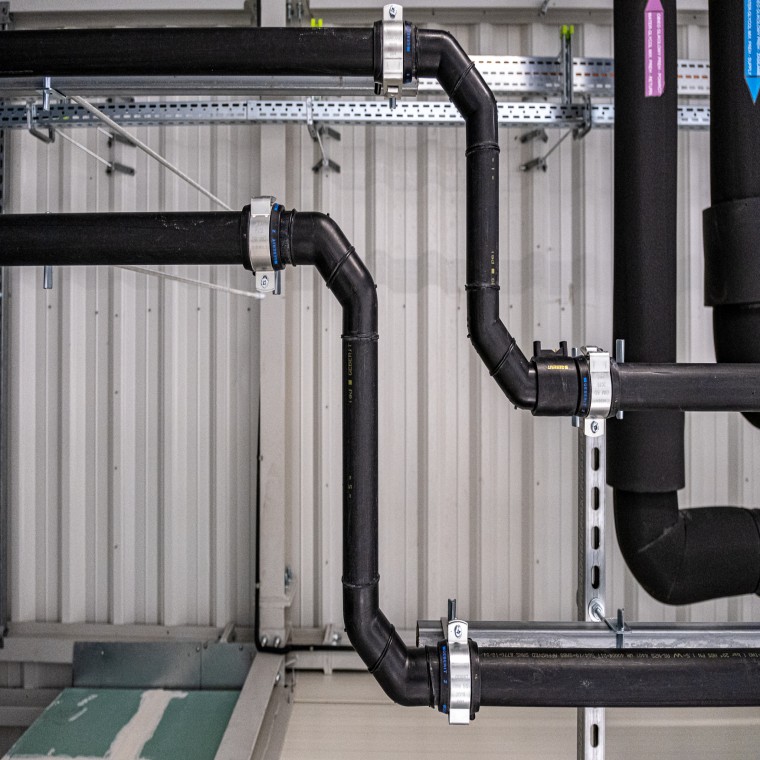 system wodociągowy Geberit w biurowcu system High5ive w Krakowie (© Skanska) system wodociągowy Geberit w biurowcu system High5ive w Krakowie (© Skanska)