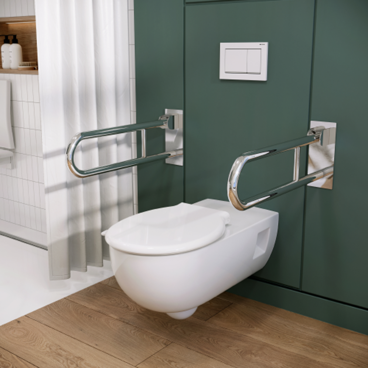 miska WC w łazience bez barier serii Geberit Selnova Comfort miska WC w łazience bez barier serii Geberit Selnova Comfort