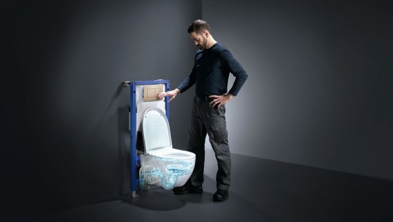 Stelaż podtynkowy wraz z ceramiką Geberit