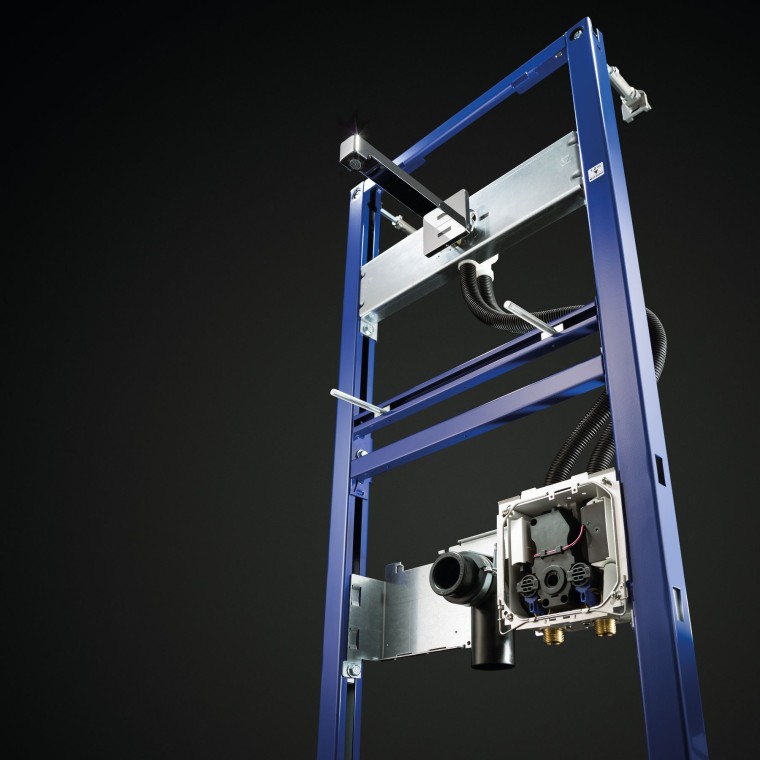 Ścienna bateria Geberit Brenta z podtynkowym stelażem montażowym Duofix Ścienna bateria Geberit Brenta z podtynkowym stelażem montażowym Duofix