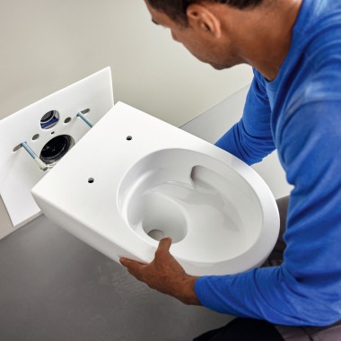 WC Acanto z technologią typu EFF3 (© Geberit)