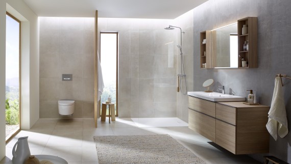 Seria łazienkowa iCon z Sigma50 z wnętrzem z betonu