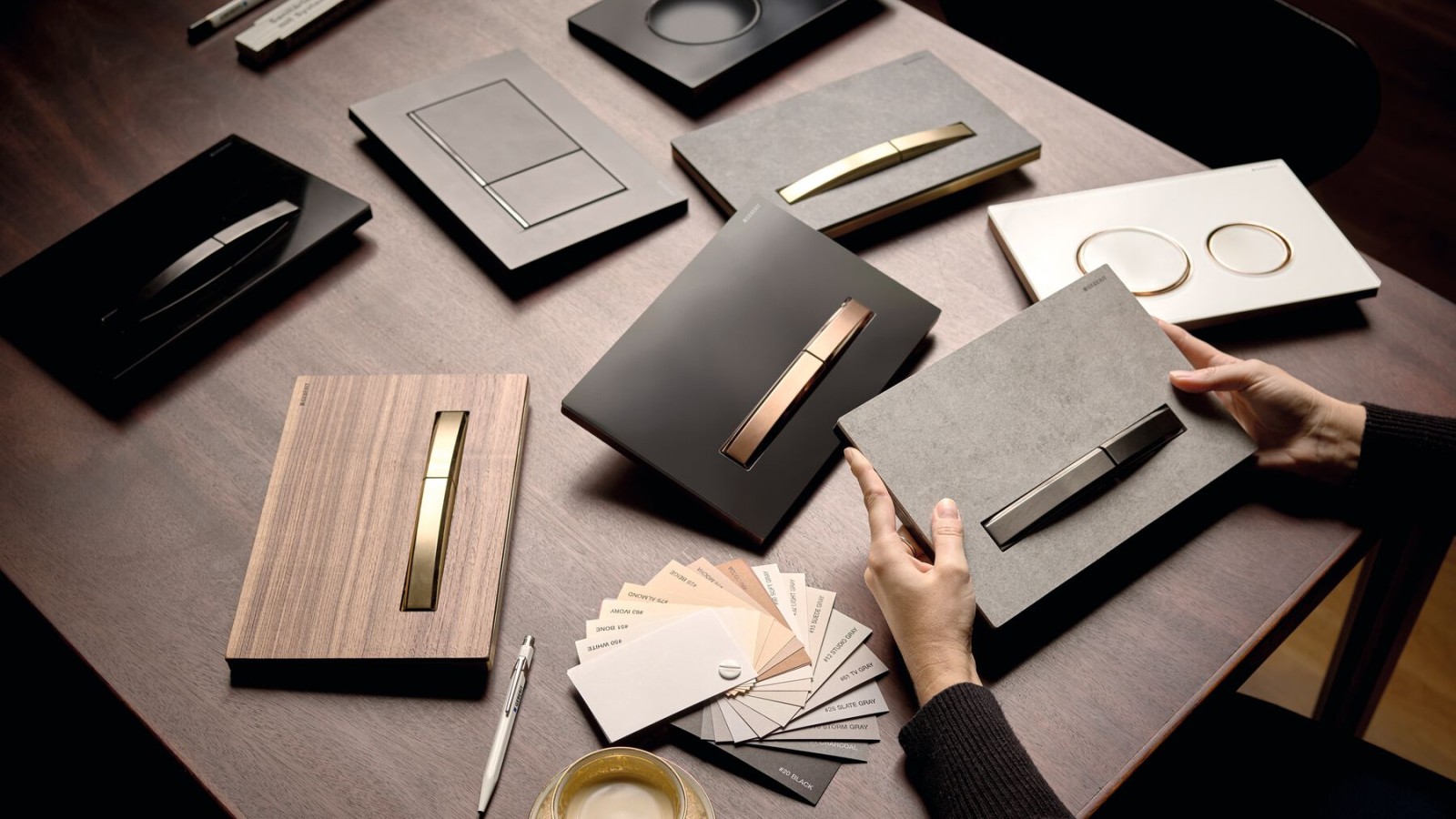 Przyciski spłukujące Geberit - różne wzory i szeroka kolorystyka Przyciski spłukujące Geberit - różne wzory i szeroka kolorystyka