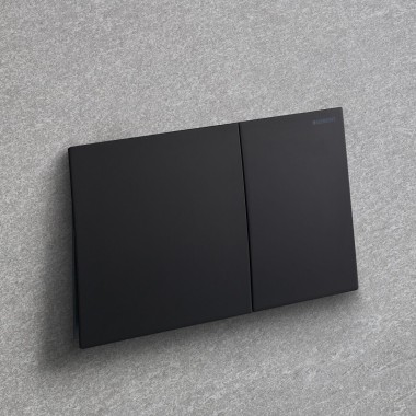 Geberit Sigma70 w kolorze czarny mat z powłoką łatwą do czyszczenia