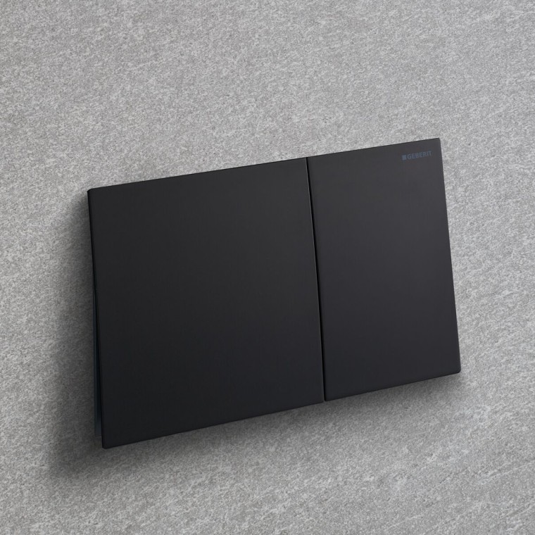Przycisk do spłuczki Geberit Sigma70 w kolorze czarny mat z łatwą do czyszczenia powłoką Przycisk do spłuczki Geberit Sigma70 w kolorze czarny mat z łatwą do czyszczenia powłoką