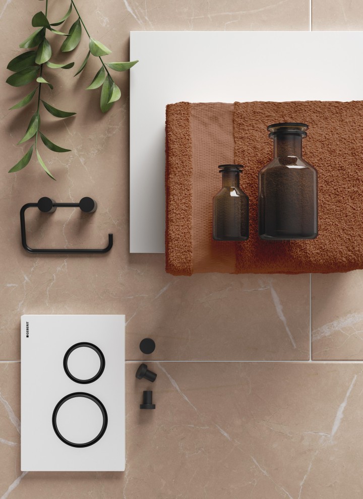 Trendy łazienkowe na 2025 rok: brązowa kolorystyka