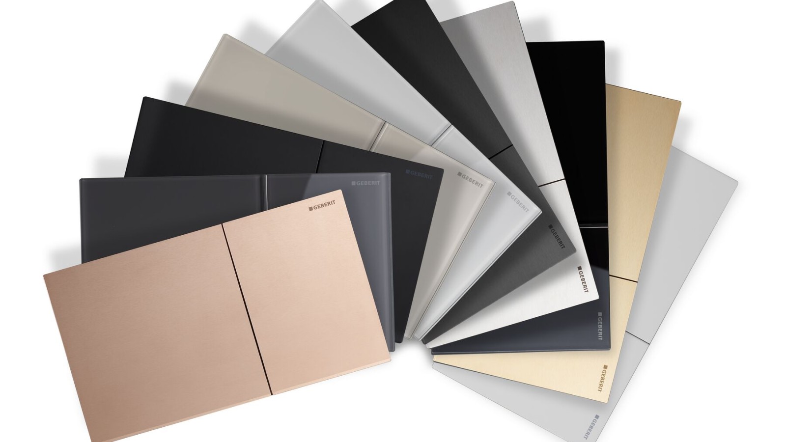 Przyciski spłukujące Geberit Sigma70 w różnych kolorach Przyciski spłukujące Geberit Sigma70 w różnych kolorach