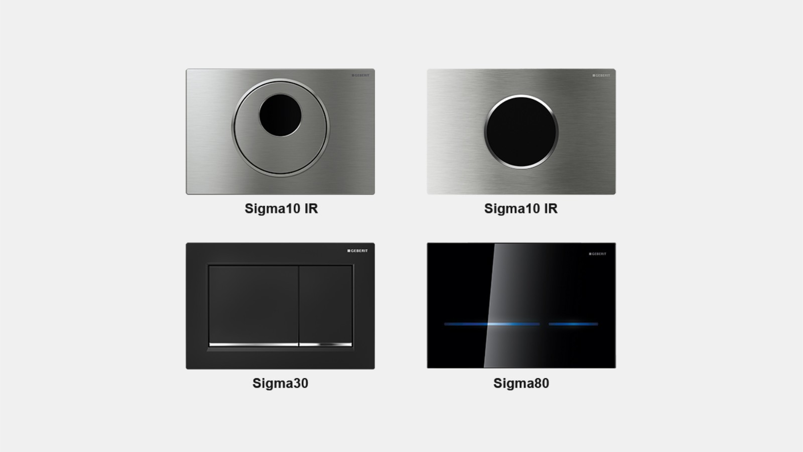 Przyciski uruchamiające Geberit mechaniczne i na podczerwień Przyciski uruchamiające Geberit mechaniczne i na podczerwień