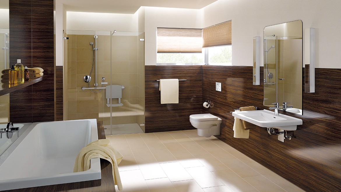 Łazienka z produktami serii Geberit Selnova Comfort Łazienka z produktami serii Geberit Selnova Comfort