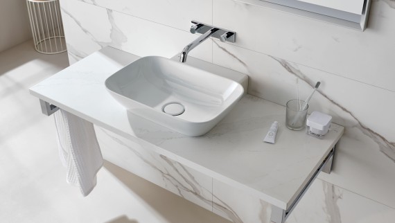 Biała ceramiczna umywalka Geberit ONE Biała ceramiczna umywalka Geberit ONE