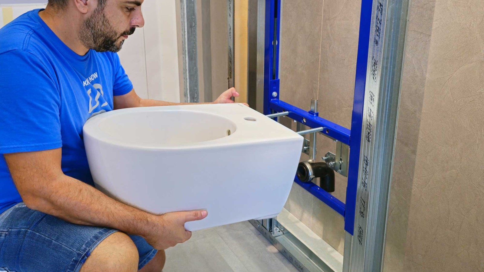 Montaż bidetu Geberit z EFF3