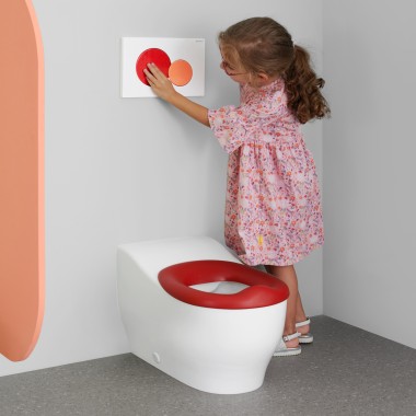 Stojąca miska WC Geberit Bambini dla małych dzieci do 3 lat Stojąca miska WC Geberit Bambini dla małych dzieci do 3 lat