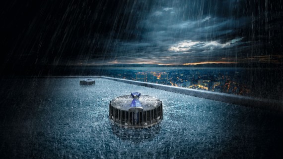 System Geberit Pluvia do odwadniania dachów