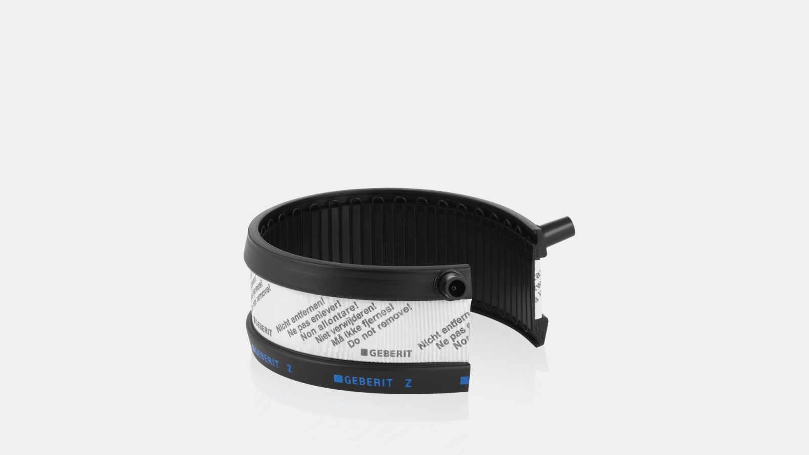 Geberit Pluvia: montaż punktów stałych za pomocą opaski elektrozgrzewalnej Geberit