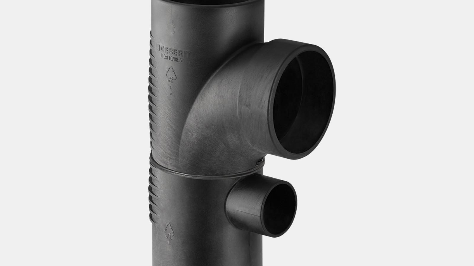 Trójnik podwójny Geberit Silent-db20 88,5°