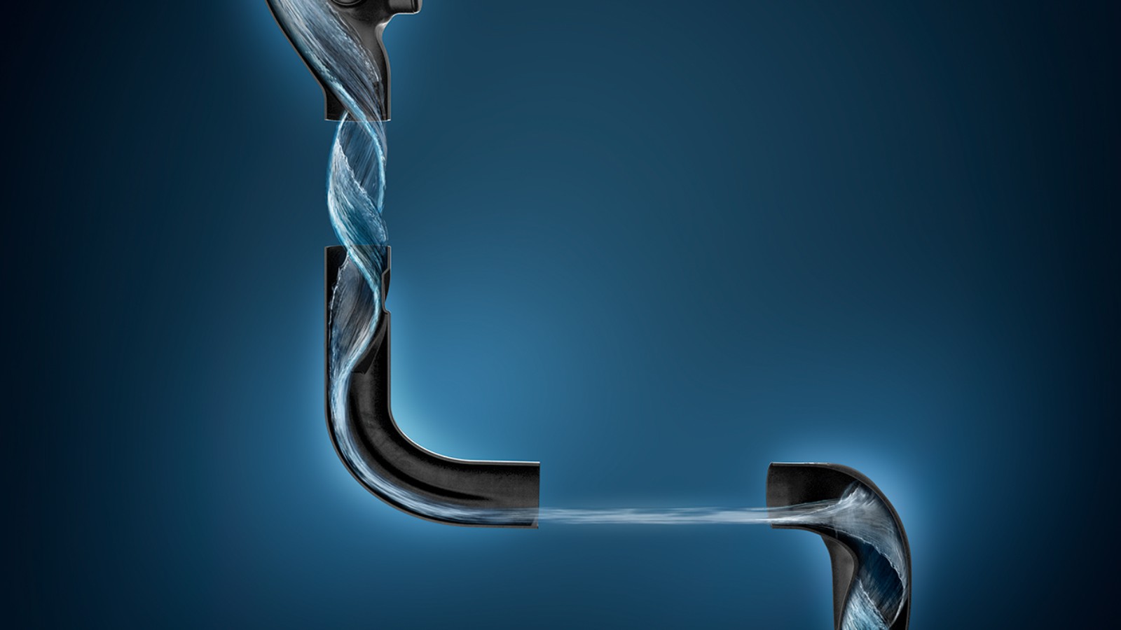 Zajmujący niewiele miejsca system odwadniający Geberit SuperTube