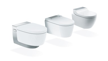 Różne modele toalet myjących Geberit AquaClean