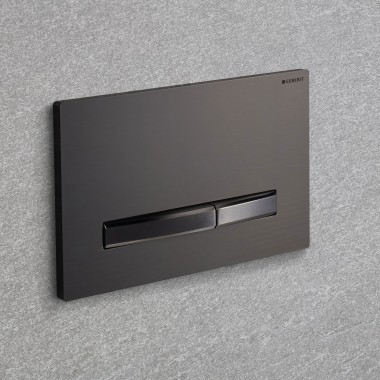 Geberit Sigma50 w kolorze czarny chrom Geberit Sigma50 w kolorze czarny chrom