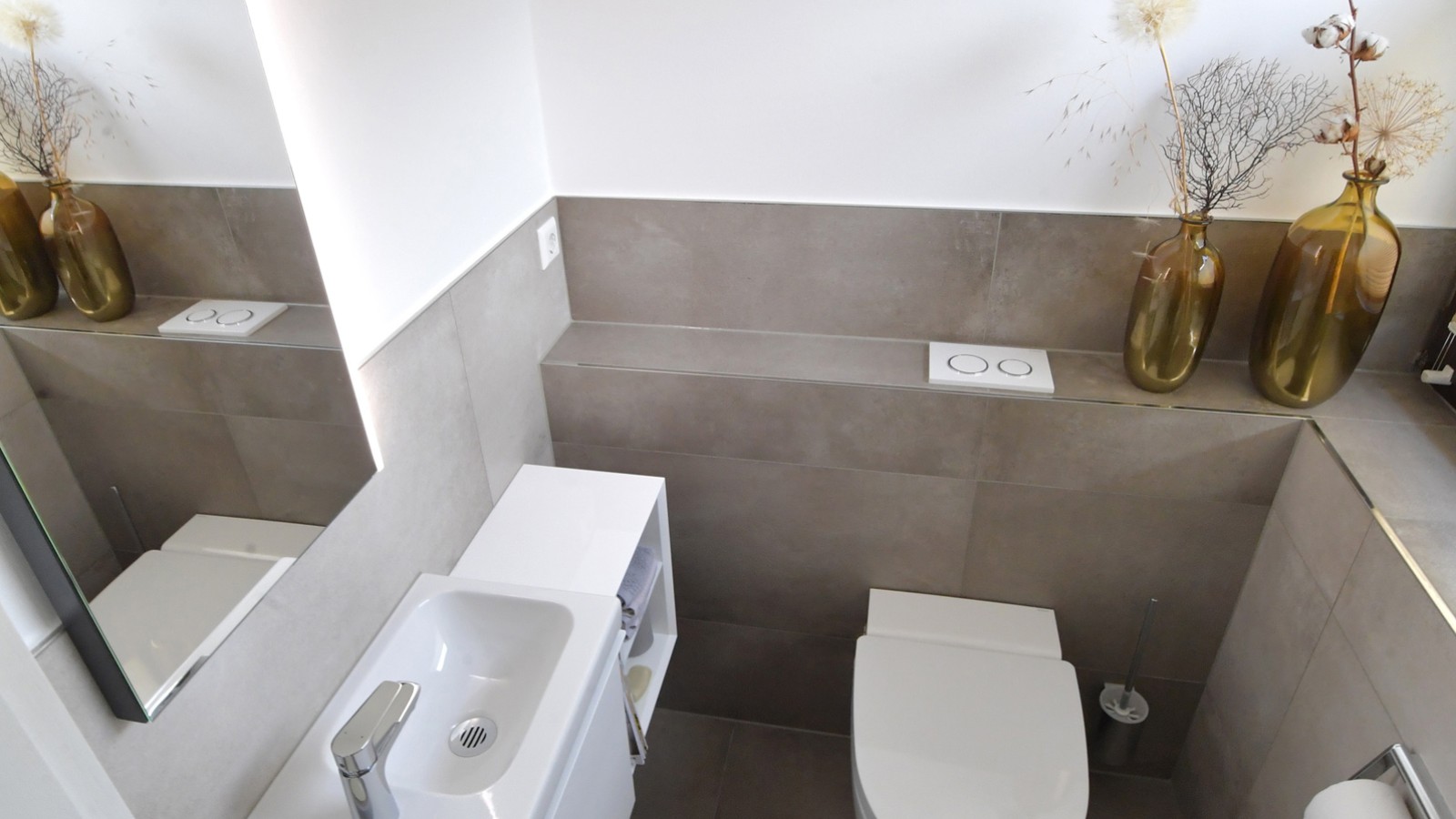 Łazienka dla gości po remoncie Łazienka dla gości po remoncie