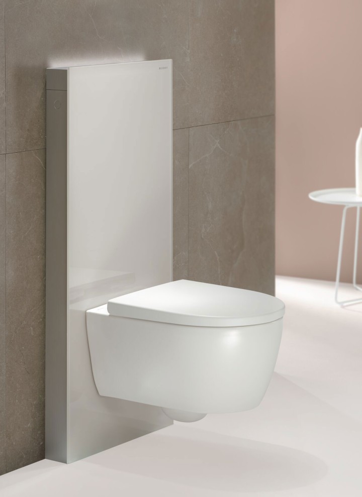 Geberit Monolith Plus to spłuczka zaprojektowana do umieszczenia przed ścianą Geberit Monolith Plus to spłuczka zaprojektowana do umieszczenia przed ścianą