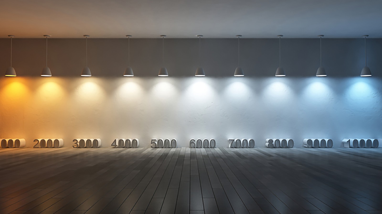 Ilustracja temperatury barwowej z różnymi wartościami kelwinów (© iStock.com/SuriyaKK) Ilustracja temperatury barwowej z różnymi wartościami kelwinów (© iStock.com/SuriyaKK)