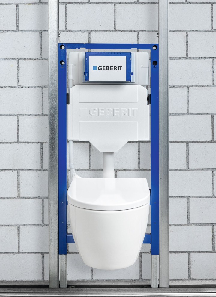 Stelaż Geberit Duofix z miską WC Geberit Icon ze spłukiwaniem Turboflush Stelaż Geberit Duofix z miską WC Geberit Icon ze spłukiwaniem Turboflush