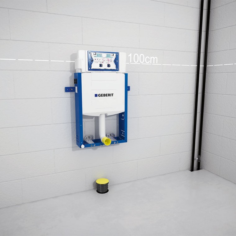 Montaż spłuczki podtynkowej Geberit Kombifix Montaż spłuczki podtynkowej Geberit Kombifix