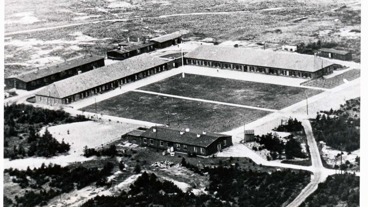 W 1945 r. w Oksbøl utworzono największy w Danii obóz dla uchodźców (© Blåvandshuk Local History Archive)