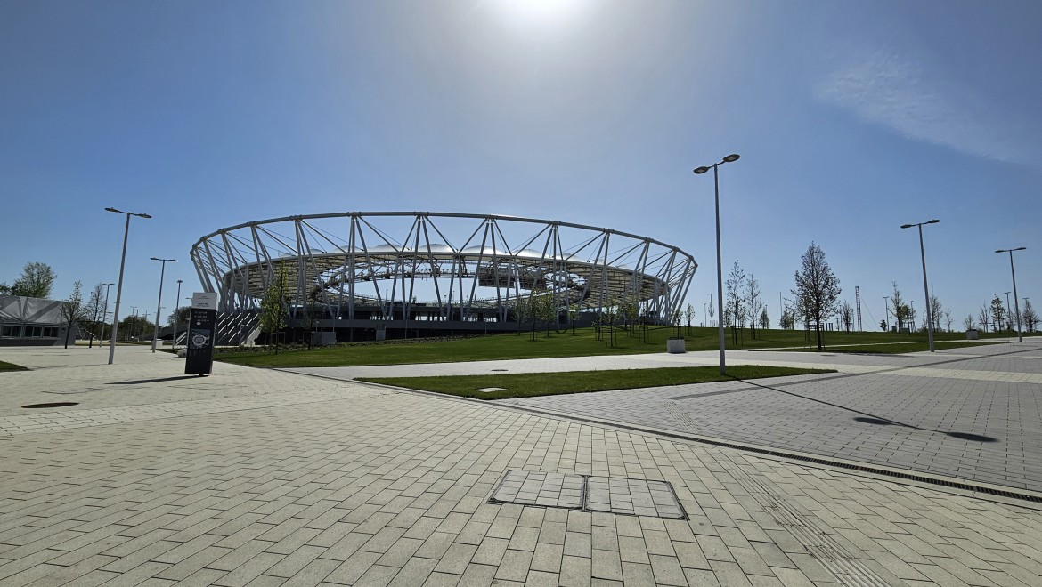 Stadion stanowi fundament planu zagospodarowania przestrzennego dzielnicy Southgate w Budapeszcie. (© Geberit) Stadion stanowi fundament planu zagospodarowania przestrzennego dzielnicy Southgate w Budapeszcie. (© Geberit)