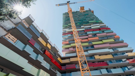 Wieżowiec mieszkalny DS 90 w Wiedniu Wieżowiec mieszkalny DS 90 w Wiedniu