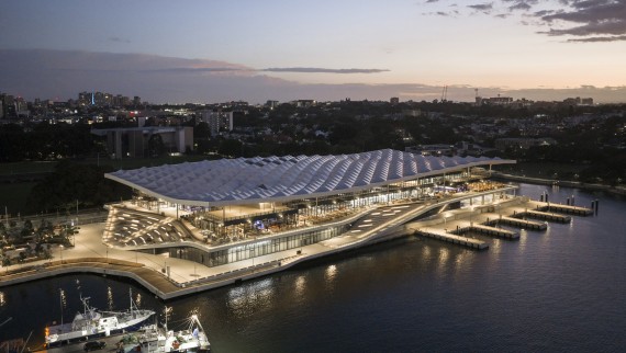 New Sydney Fish Market, Blackwattle Bay (© Rasmus Hjortshoj)