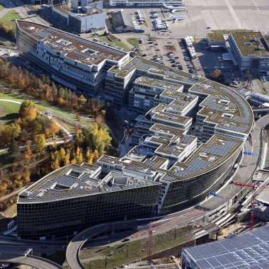 The Circle w Zurychu z lotu ptaka (© Flughafen Zürich AG) The Circle w Zurychu z lotu ptaka (© Flughafen Zürich AG)