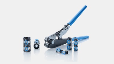 Ręczne szczęki zaciskowe do Geberit FlowFit dla wymiarów od d16 do d40