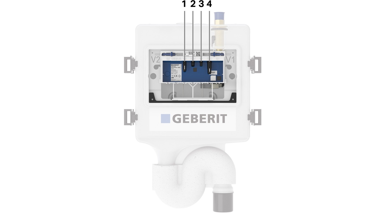 Higieniczna jednostka spłukująca Geberit HS30 (© Geberit) Higieniczna jednostka spłukująca Geberit HS30 (© Geberit)