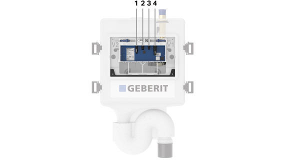 Urządzenie do spłukiwania higienicznego Geberit HS30 (© Geberit)