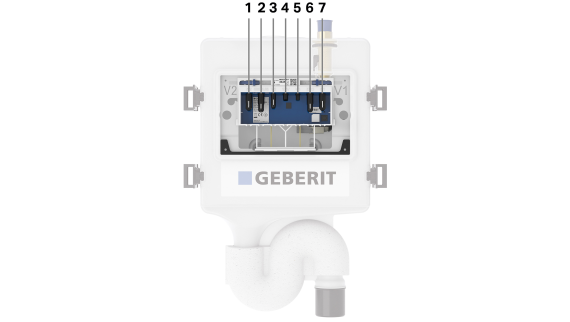 Urządzenie do spłukiwania higienicznego Geberit HS50 (© Geberit)